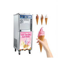 Ss Ice Cream Machine - Color: Silver