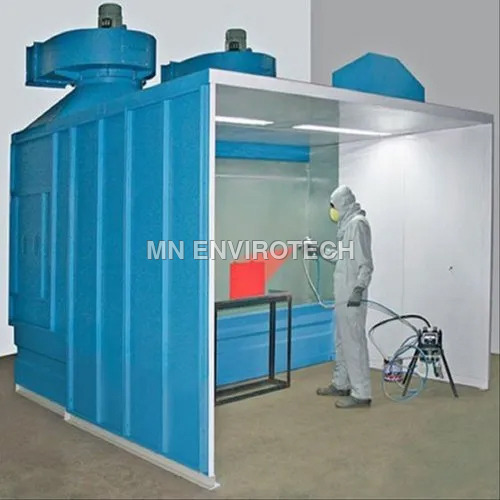 Painting Booth With Exhaust Ventilation System