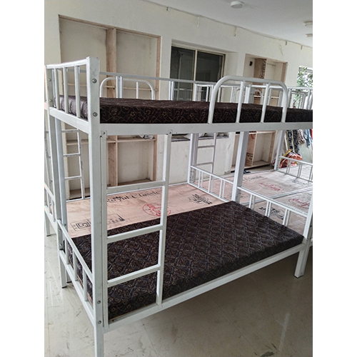 Metal Bunk Beds - Color: White
