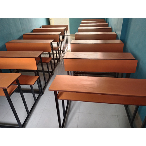 Kids Wooden School Bench