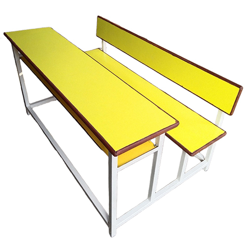 Kids Yellow  School Bench