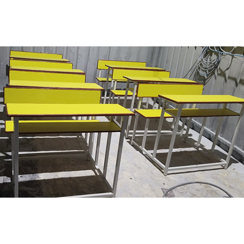 Kids Yellow  School Bench