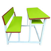 Kids Green  School Bench