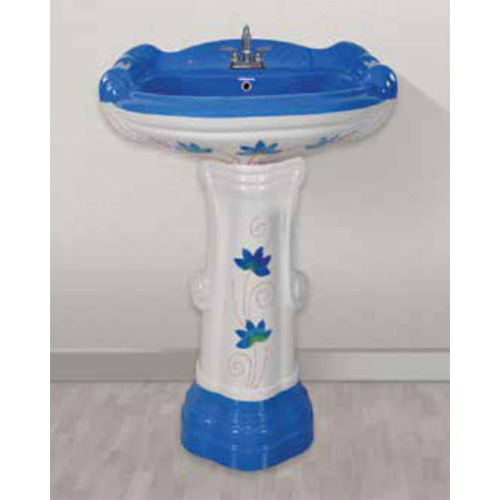 D-05 Big Vitrossa Series Sterling Pedestal Basin Set