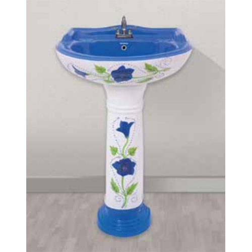 D-08 Star Gold Vitrossa Series Pedestal Basin Set