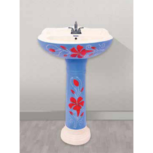 D-10 Star Gold Vitrossa Series Pedestal Basin Set