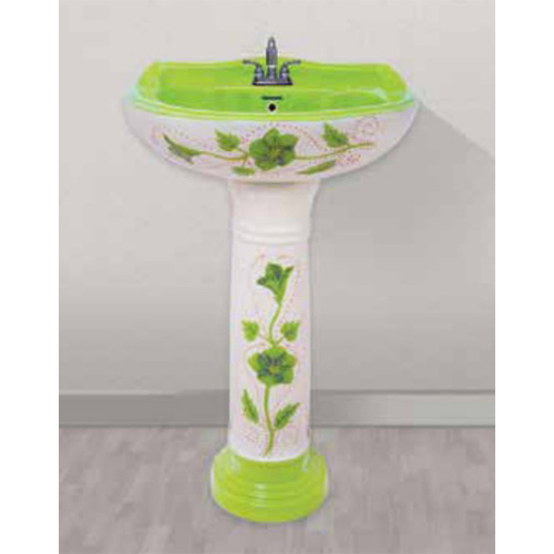 D-11 Star Gold Vitrossa Series Pedestal Basin Set