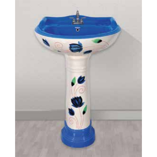 D-14 Star Gold Vitrossa Series Pedestal Basin Set