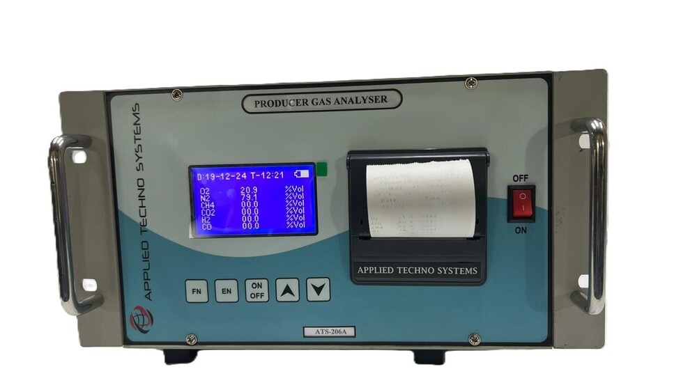 Producer Gas Analyzer With Printer Model ATS 204A