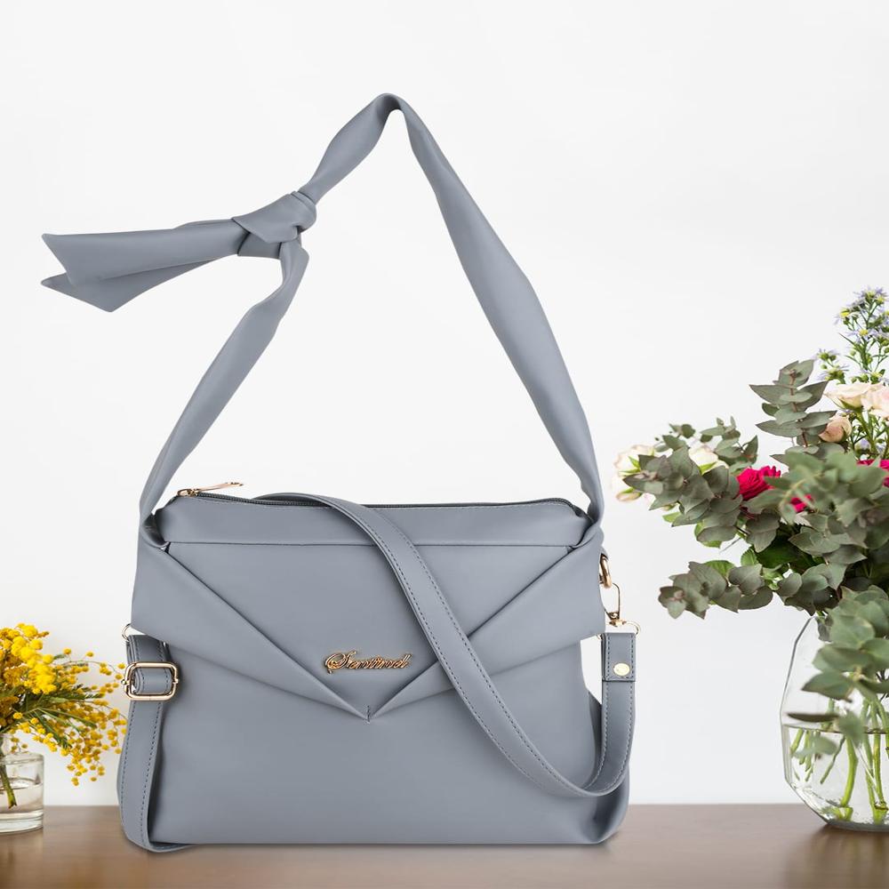 Sentinel stylish and trendy knot shoulder slibag