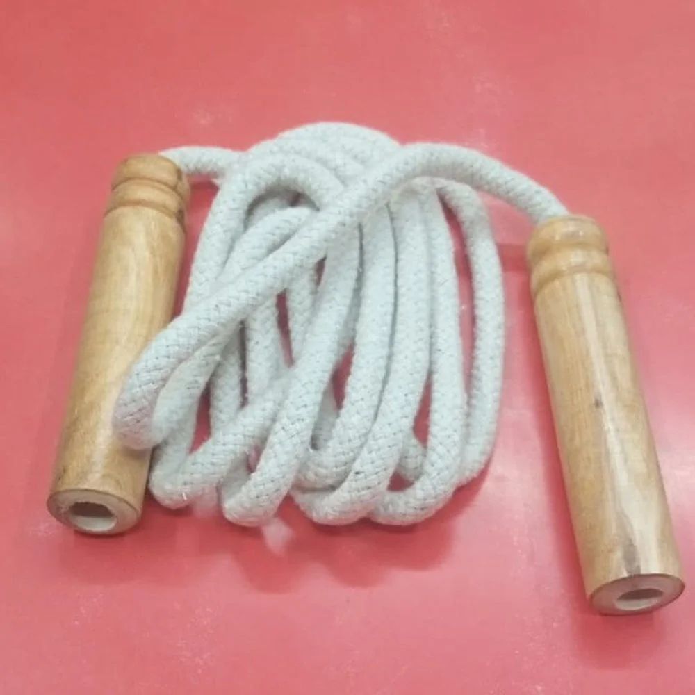 Wooden Handle Skipping Rope - Application: Gain Strength