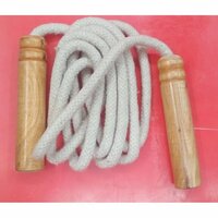 Wooden Handle Nylon Skipping Rope