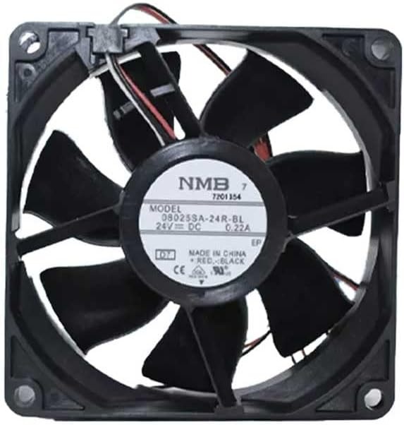 NMB MAT 08025SA-24R-BL 8025 8cm 24V 0.22A server chassis cooling fan