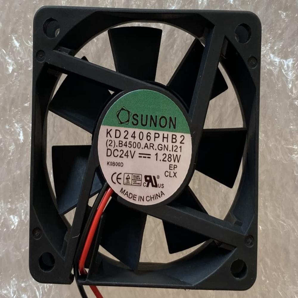 SUNON KD2406PHB2 Fan, for SUNON 24V 1.28W 60X60X15MM 2-Wire Cooling Fan