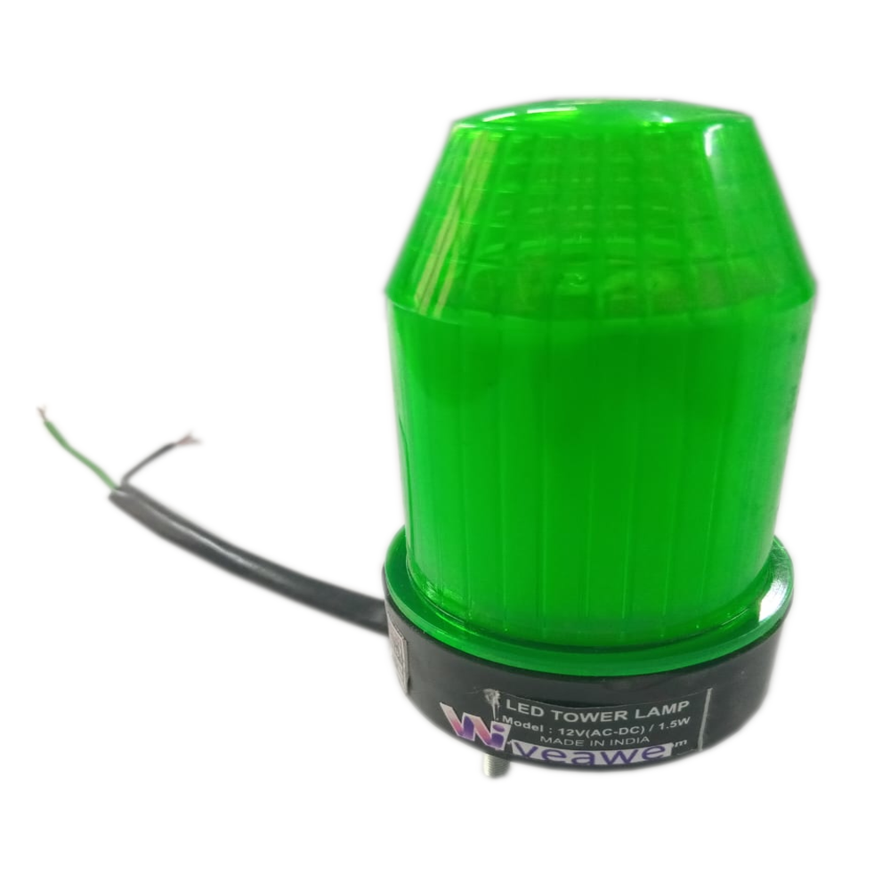 Industrial LED Tower Light Green 12V AC DC
