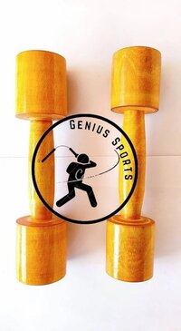 P T Wooden Dumbbell