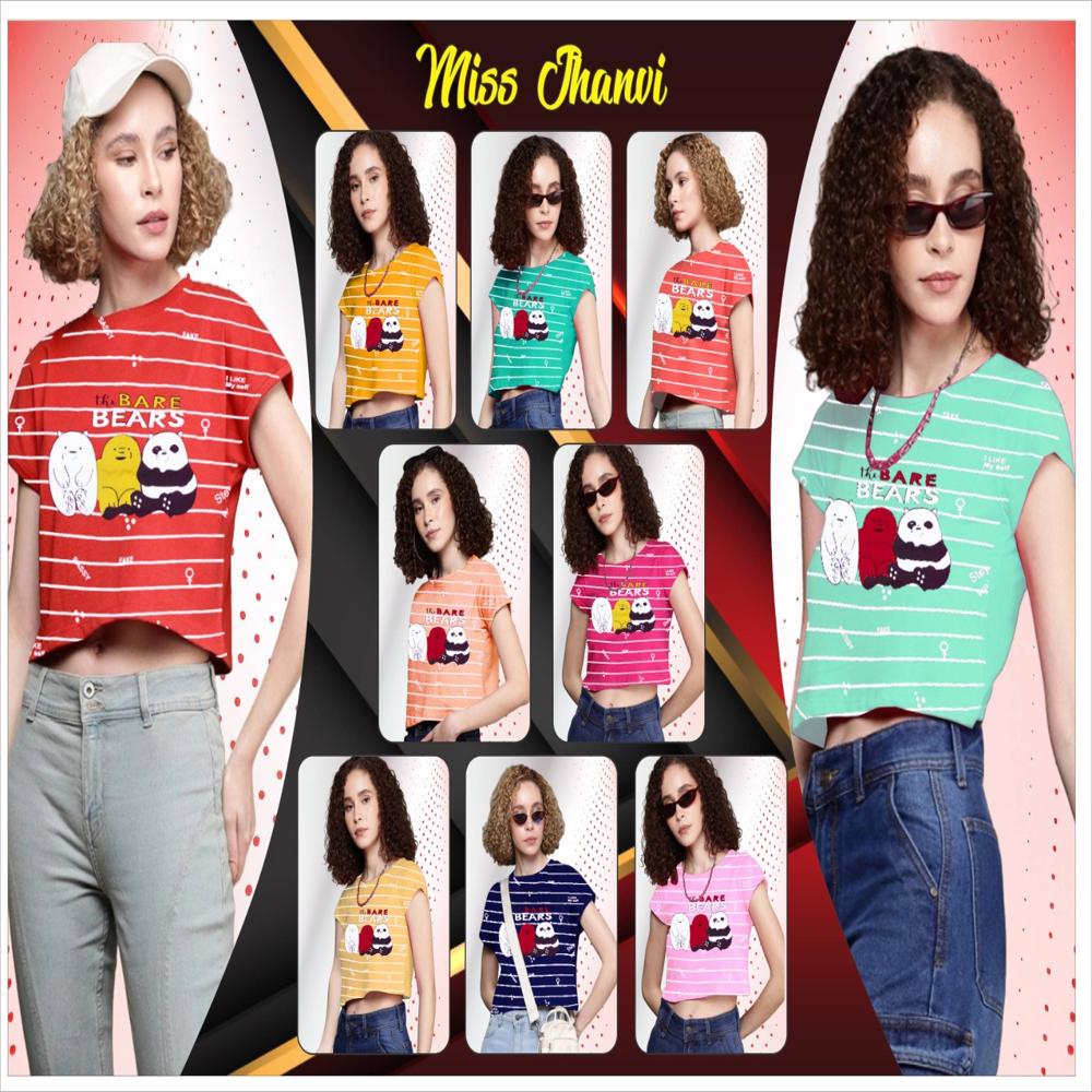 Women All Over Printed T-shirt - Bust Size: 15 Meter (M)