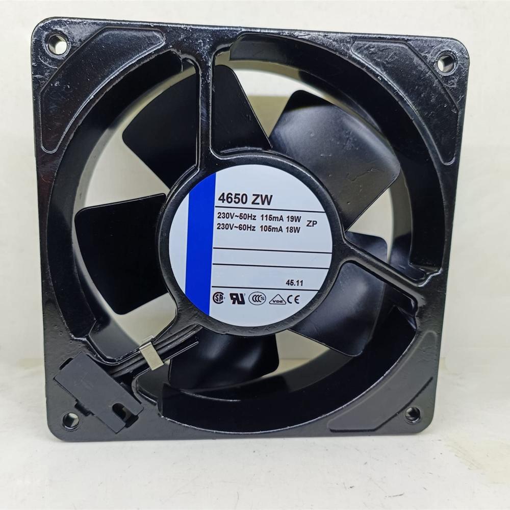 EBM PAPST 4650ZW AC230V 115/105mA 19/18W 2-pin Inverter Cooling Fan 120x120x38mm 12cm