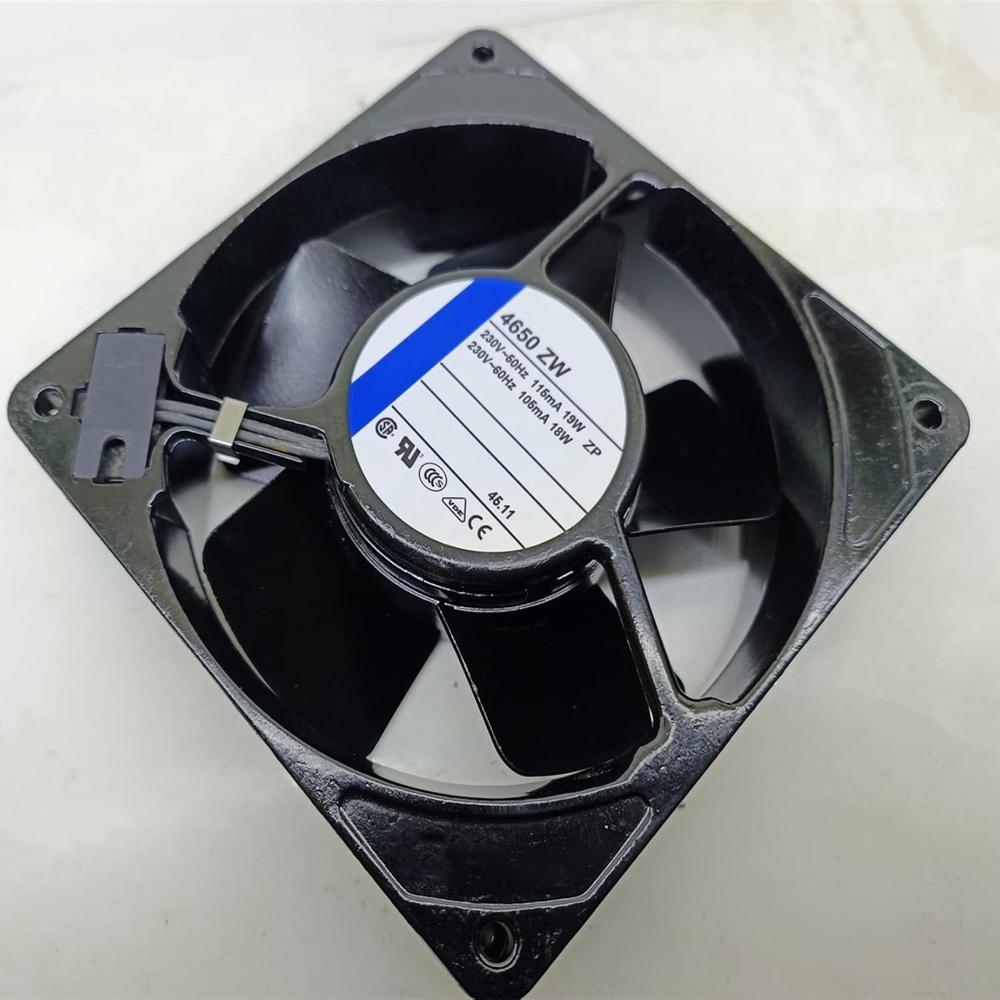 EBM PAPST 4650ZW AC230V 115/105mA 19/18W 2-pin Inverter Cooling Fan 120x120x38mm 12cm
