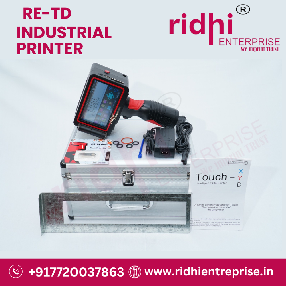 RIDHI TOUCH DUO 48MM Large Character Industrial Handheld Non-Contact Ink Jet Printer