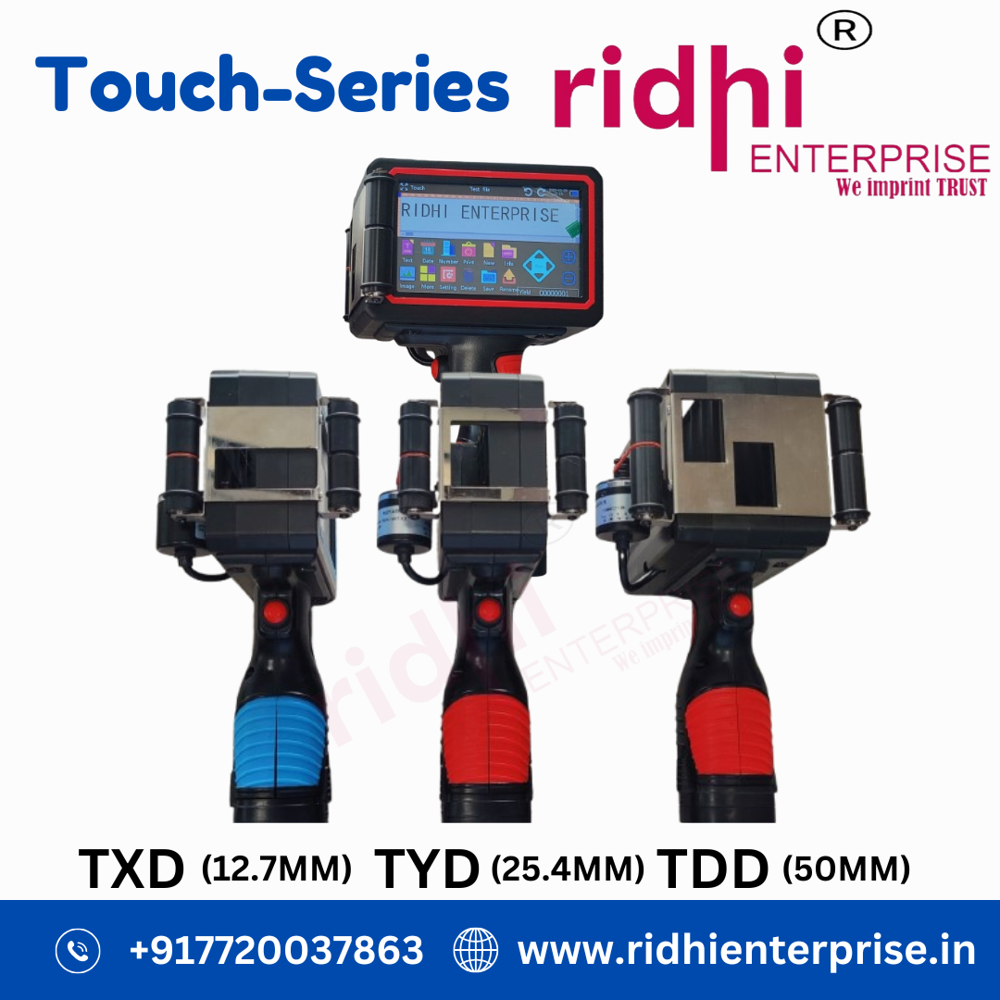 RIDHI TOUCH DUO 48MM Large Character Industrial Handheld Non-Contact Ink Jet Printer