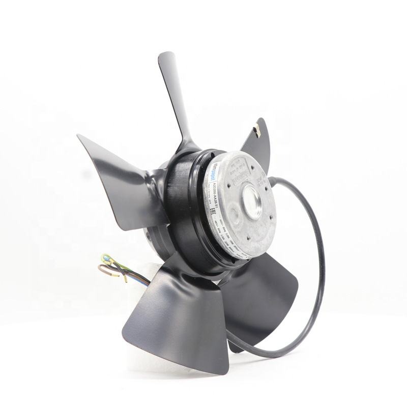 Ebmpapst A2d250-aa26-51 250mm 400v Ac 125w 0.22a 2670rpm Outer Rotor Inverter Sim Heating Furnace Axial Cooling Fan - Color: Black