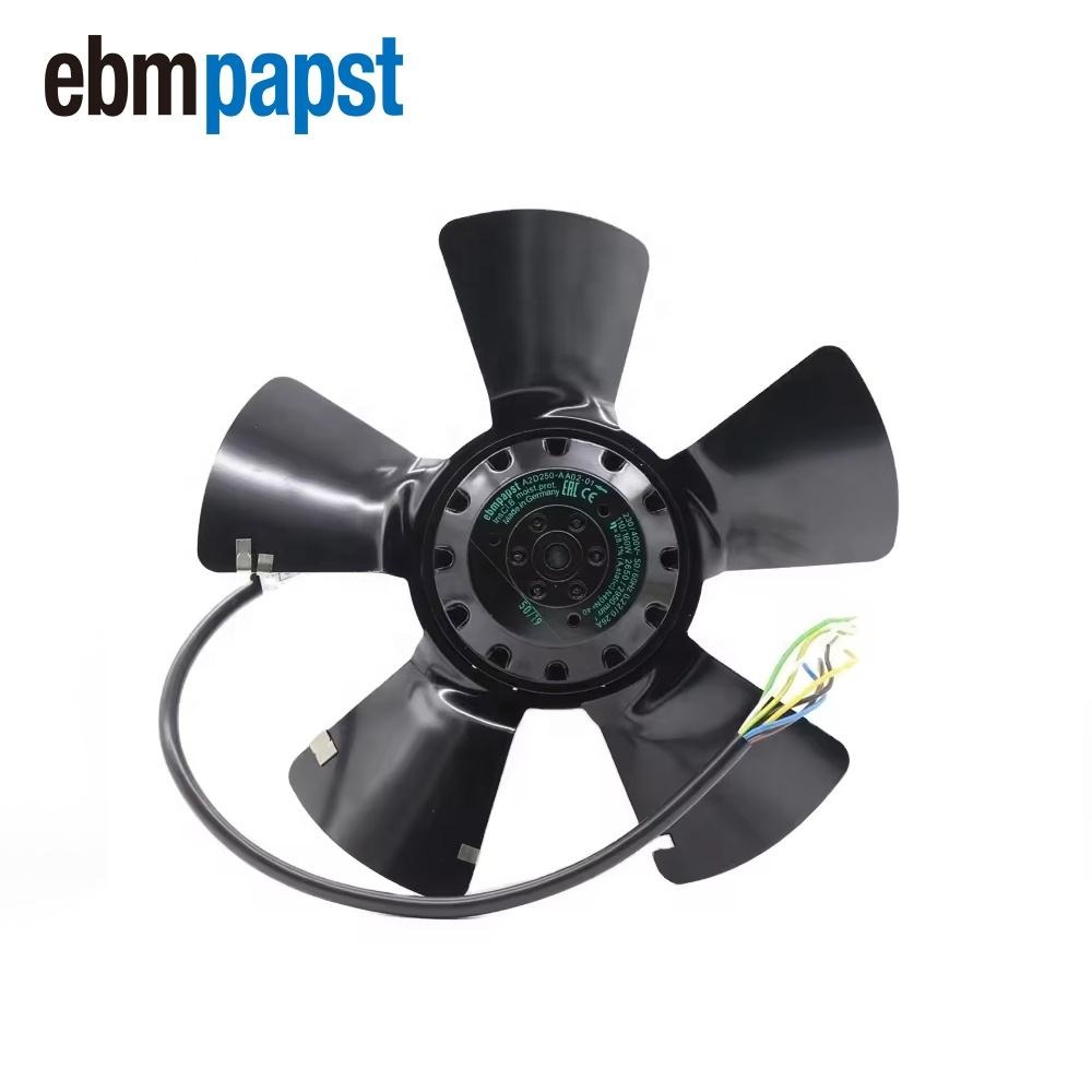 ebmpapst A2D250-AA26-80 400V AC 140W 0.25A Siemens Radial Axial Cooling Fan for Servo Spindle Motor 1PH7163-2HF00-0BB3