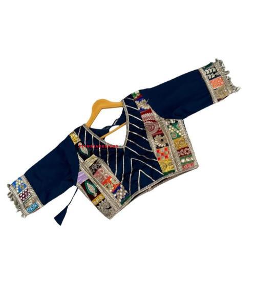 Embroidery Navratri Special Seashells Kodi Blouse for Women