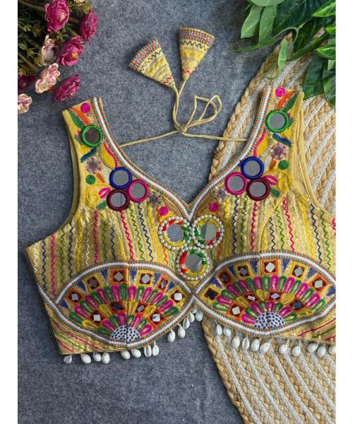 Latest Chaniya Choli Blouse Designs for Navratri | Navratri Blouse Design ideas