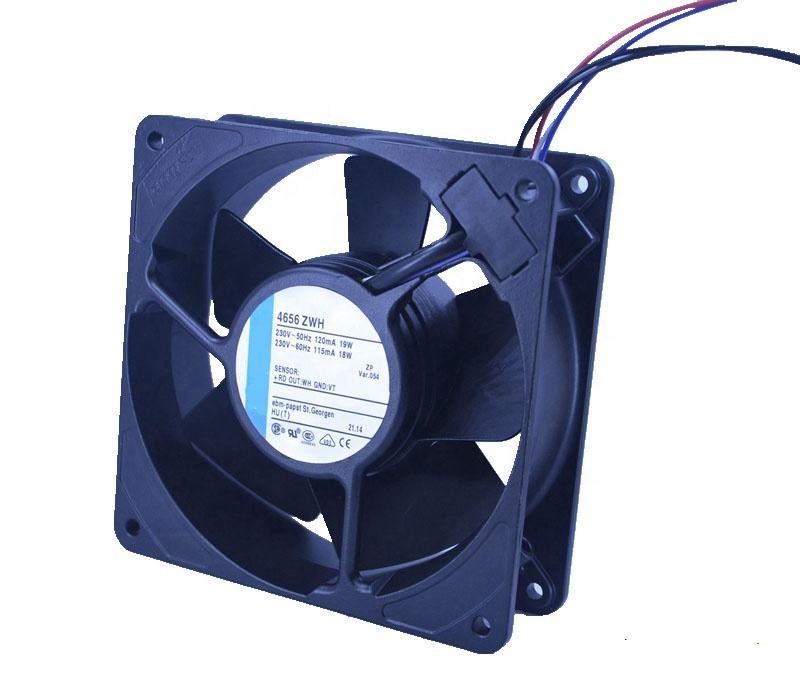 EBM PAPST 4656ZWH 230VAC 5 Line Original German 120x120x38 12038 12cm Imported High Temperature Cooling Fan
