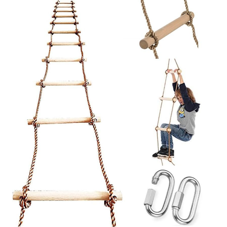 Safety Rope Ladder - Color: Brown