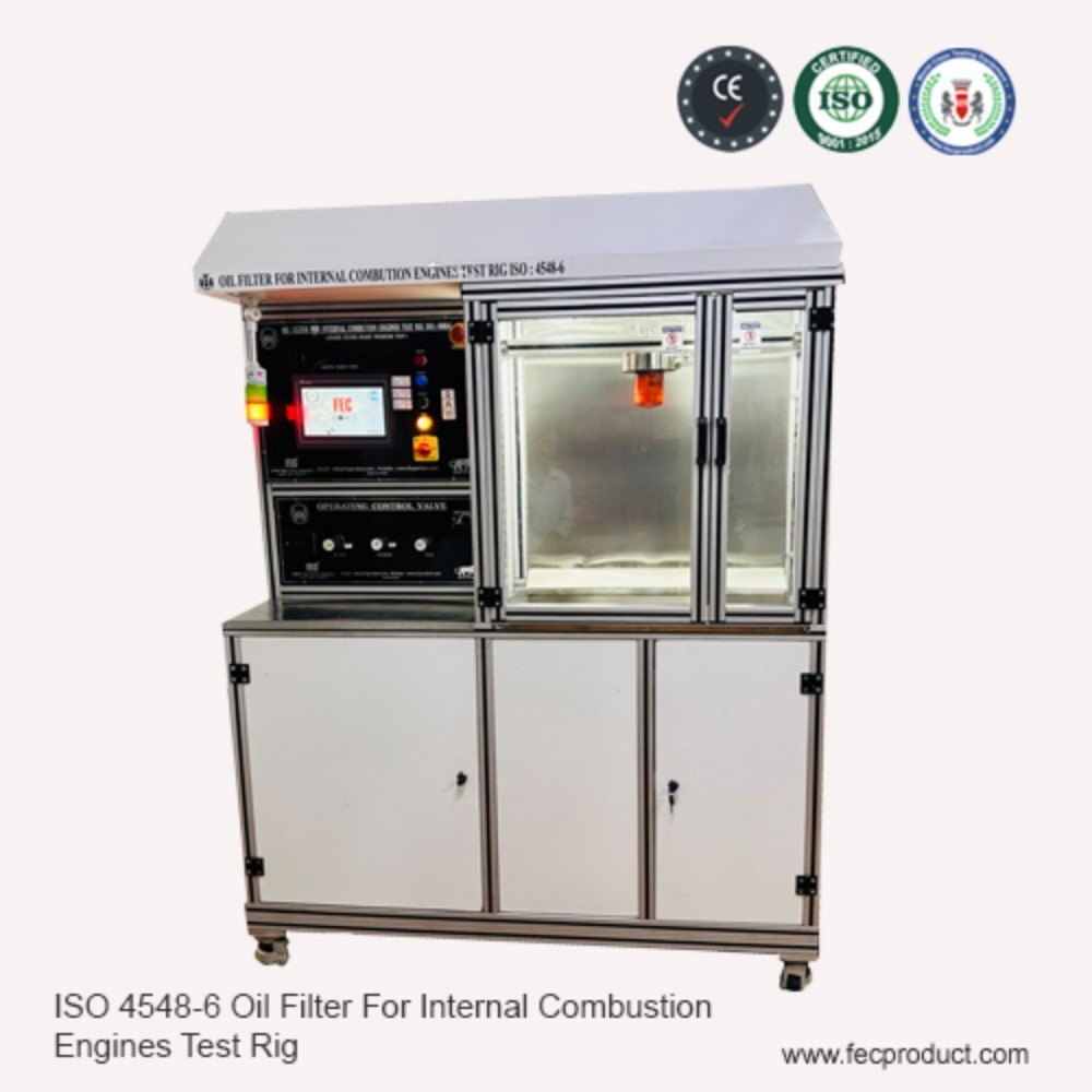 Oil Filter Collapse Test Rig Iso 4548 3 Equipment - Color: Silver