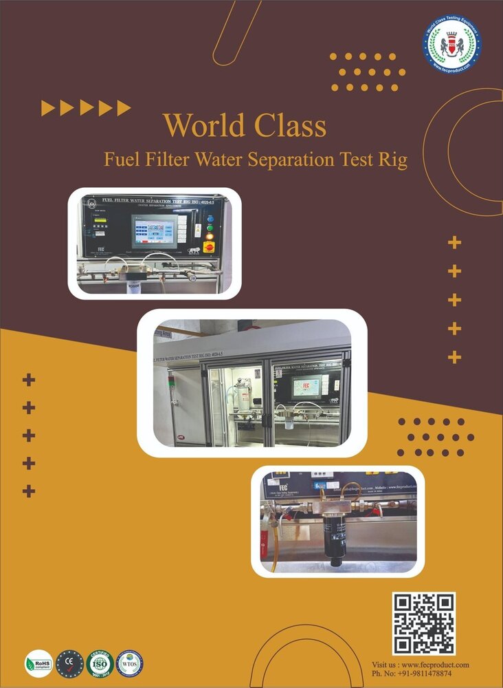 ISO 4548 7  Filter Vibration Test Rig Equipment