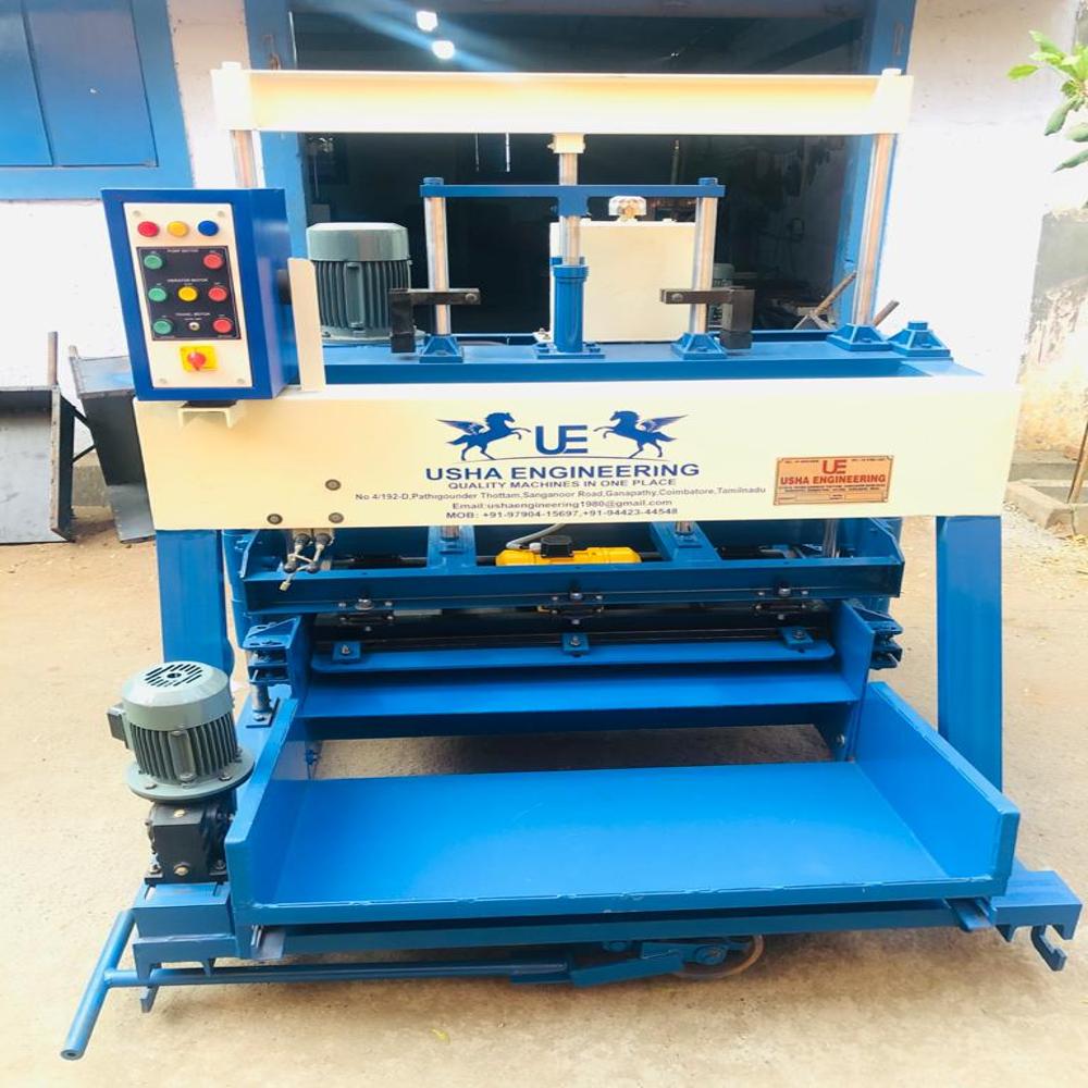 Hollow block making machine