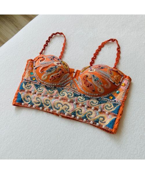 Designer Sleeveless blouse for women navaratri