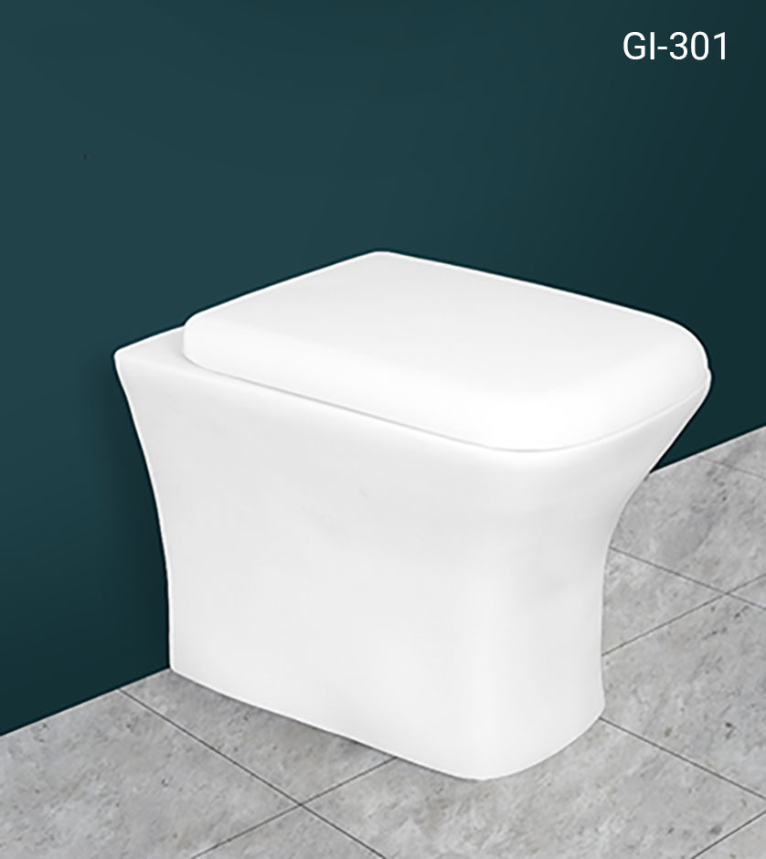 Suspended toilet