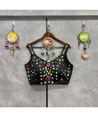 Stitched Blouse with Mirror Work