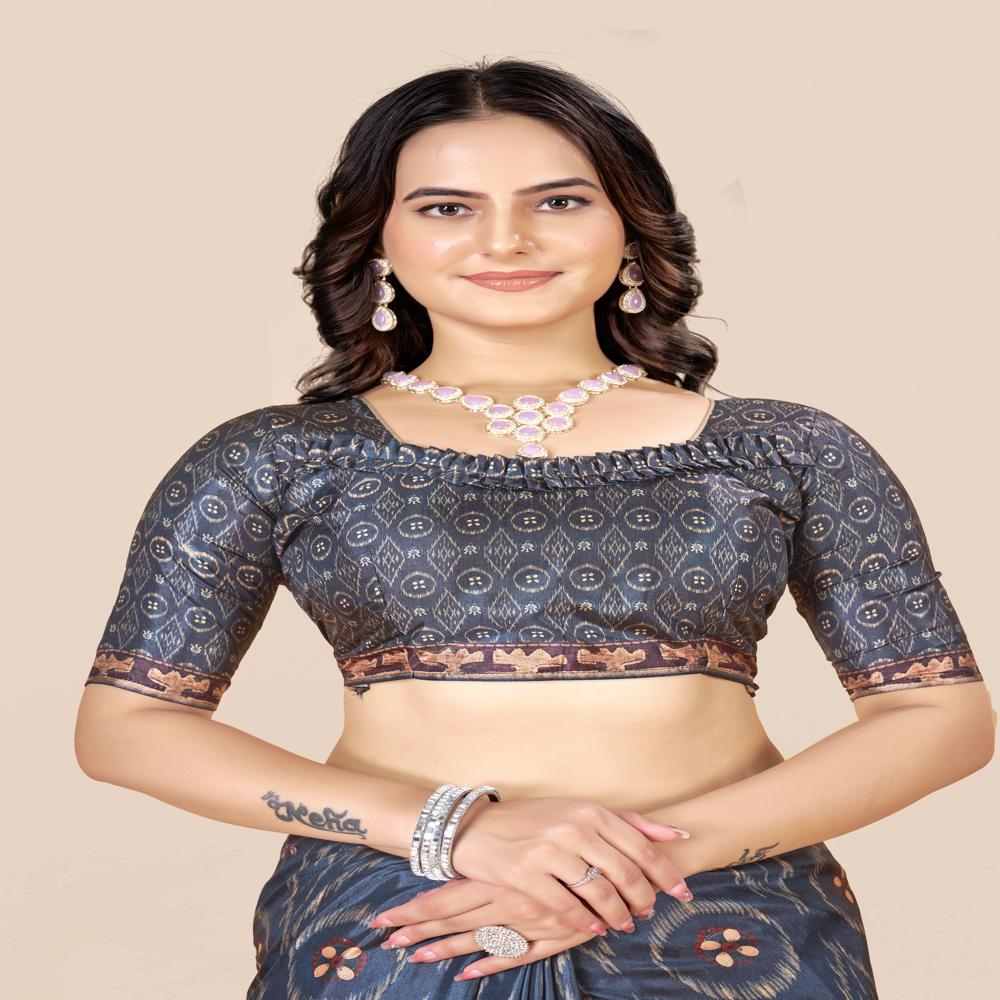 Art Silk Ikat Saree