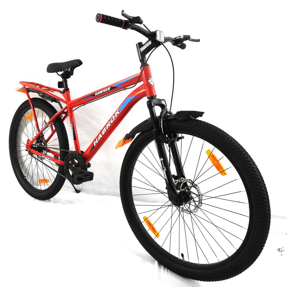 HBK-SMH-02 26T HAWSER, IBC, STEEL RIM, FRONT SUSPENSION, D/DISC, 26x2.40