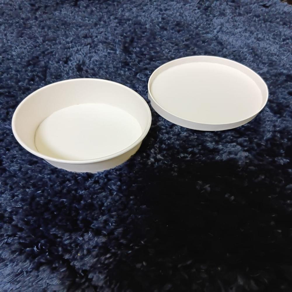 White Paper Containers - Capacity: 300 Milliliter (Ml)
