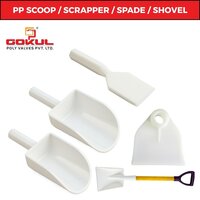 Gokul White Polypropylene SCRAPPERS