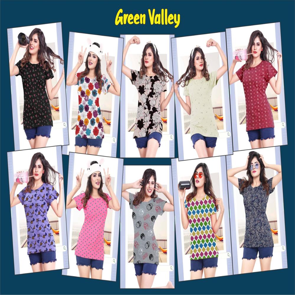 Ladies All Over Printed T-shirt