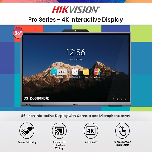 Hikvision 86 Interactive Display - Advantage: Highly Detailed And Accurate