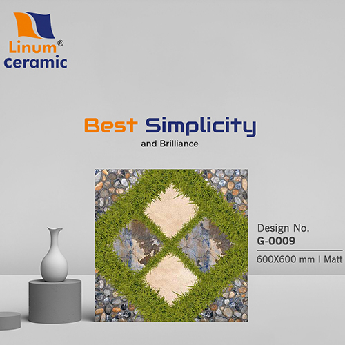 G-0009 600X600 Mm Matt Finish Tile - Feature: Heat Insulation