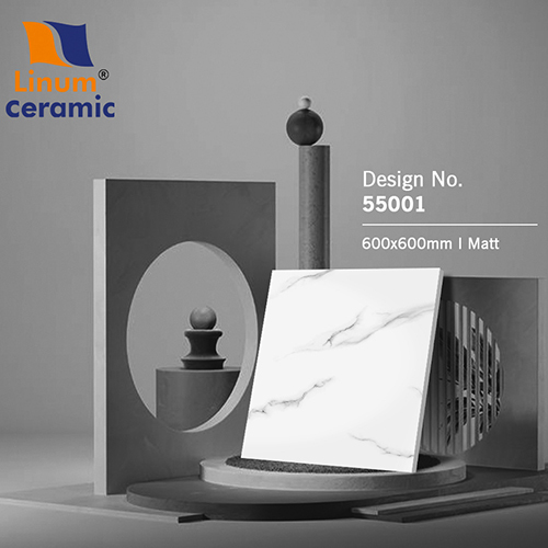 600X600 Mm Matt Finish Tile - Feature: Acid-Resistant