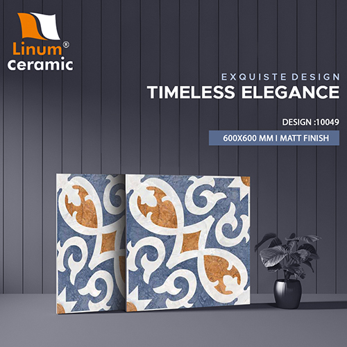 600X600 Mm Matt Finish Tile - Feature: Acid-Resistant