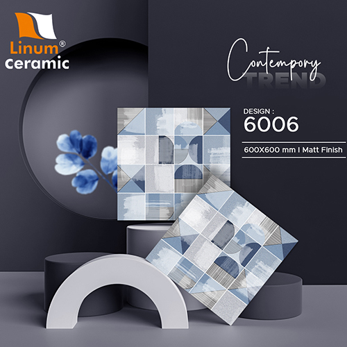 600X600 Mm Matt Finish Tile - Feature: Acid-Resistant