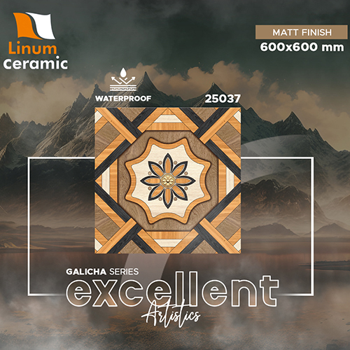 600X600 Mm Galicha Series Matt Finish Tile - Feature: Non-Slip