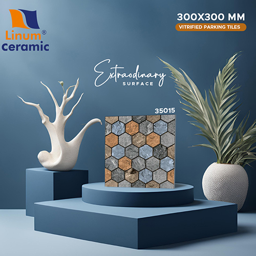 35015 300X300 Mm Vitrified Parking Tile - Feature: Acid-Resistant
