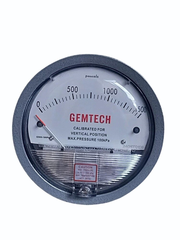 GEMTECH Differential Pressure Gauge Supplier From Erode Tamil Nadu